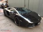 Lamborghini Aventador LP700-4 Gloss Metallic Black by Impressive Wrap 2017 года